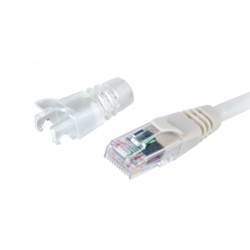 Zybrnet Tule FTP Cat 6A RJ45 Transparant | Grayle