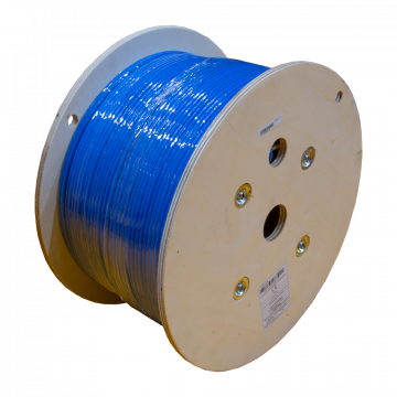 Zybrnet Cat.7A S/FTP PiMF Installatiekabel – 500m Blauw AWG23 1200MHz B2ca