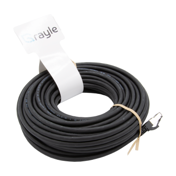 S/FTP CAT.8.1 AWG26 STRANDED LSOH Black 15M