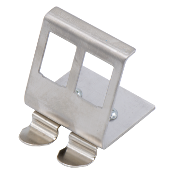 Montagebeugel DIN-rail 2-poorts voor Keystone modules