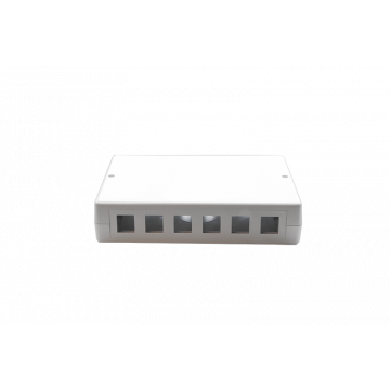 Zybrnet Media Box voor 6 tot 12 Keystone Poorten