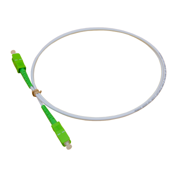 1m Zybrspeed Simplex OS2 fiber optic patchcable with SC APC - SC APC connectors