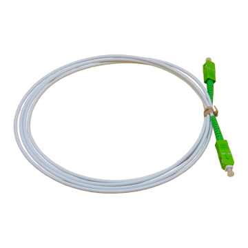 2m Zybrspeed Simplex OS2 fiber optic patchcable with SC APC - SC APC connectors