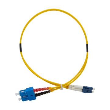 SC-LC Glasvezel Patchkabel OS2 0.5M Singlemode