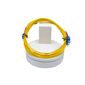Zybrspeed Glasvezel Patchkabel SC naar LC OS2 9/125 – 7M