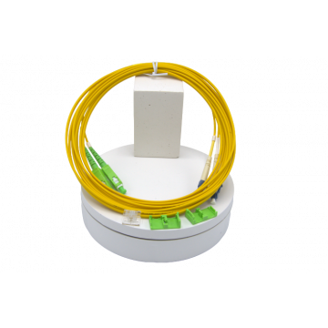 Zybrspeed Glasvezel Patchkabel SC naar LC OS2 9/125 – 7M