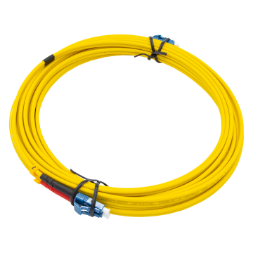 OS2 singlemode glasvezel patchkabel LC naar LC duplex - 5m
