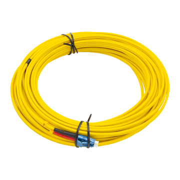 15m Zybrspeed Duplex OS2 fiber optic patchcable with LC - LC connectors