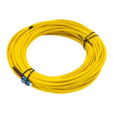 OS2 singlemode glasvezel patchkabel LC naar LC duplex - 20m
