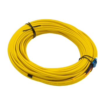 25m Zybrspeed Duplex OS2 fiber optic patchcable with LC - LC connectors