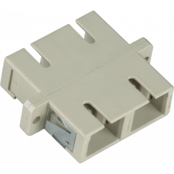 SC Adapter Duplex MultiMode Beige