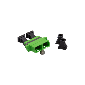 SC/APC Adapter Duplex SM OS2 Groen