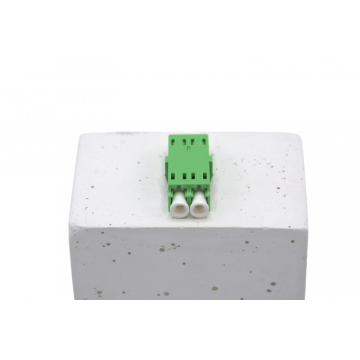 LC/APC Duplex Adapter SM OS2 Snap-In Groen | Grayle