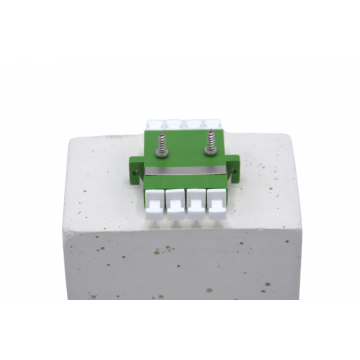 LC/APC Quad Simplex Adapter SM OS2 Groen | Grayle