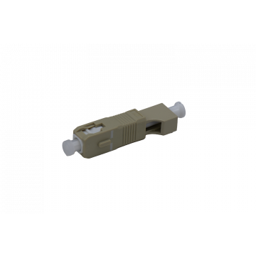 Converter Glasvezel - LC(F) > SC(M) Simplex MM Beige
