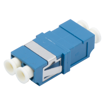 LC adapter Duplex SM OS2 Blauw "Snap-In" / Flangeless LC adapter Duplex SM OS2 Blauw "Snap-In" / Flangeless