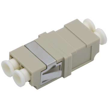 LC Duplex Adapter MM Beige Snap-In Flangeless | Grayle