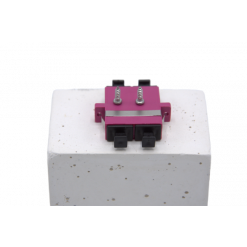 SC Adapter Duplex MM OM4 Violet