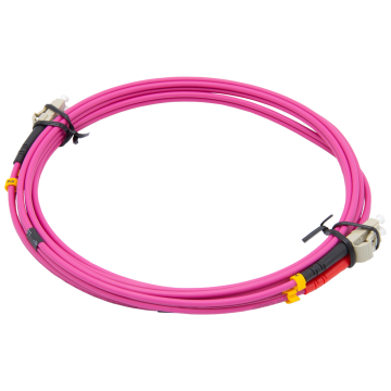 LC>LC ARMORED DUPLEX MM 50/125 OM4 2.8MM 2.0M