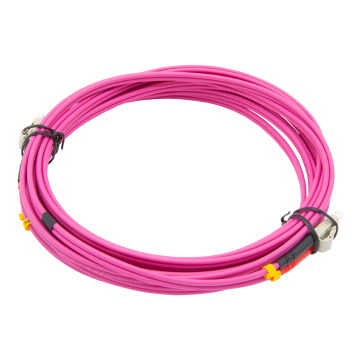 Zybrspeed Glasvezelkabel OM4 LC/LC 5M Duplex Multimode
