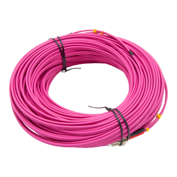 Zybrspeed Glasvezel Patchkabel LC/LC OM4 50M Multimode Violet
