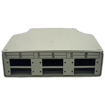 DIN Rail Glasvezel Splice Box Leeg LC 6Q