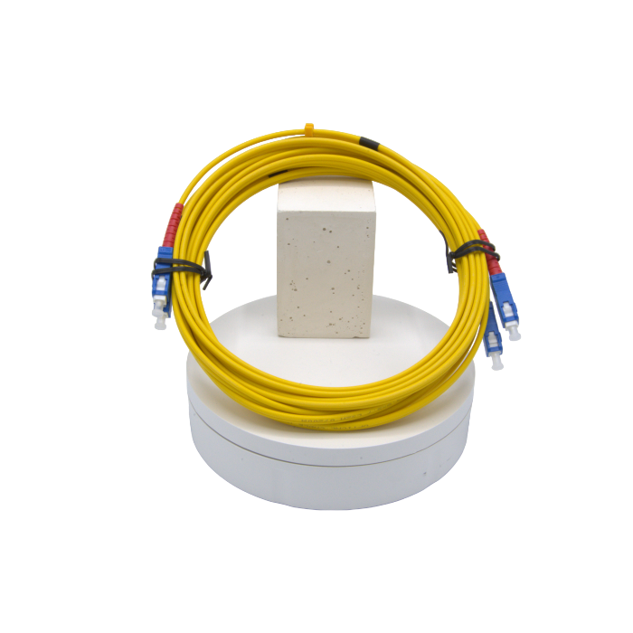 10m Zybrspeed Duplex OS2 fiber optic patchcable with SC - SC connectors