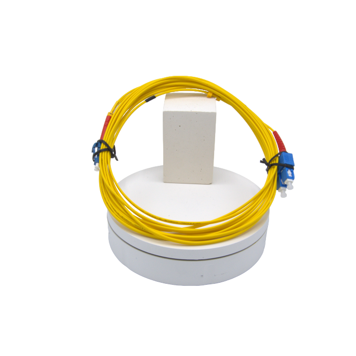7m Zybrspeed Duplex OS2 fiber optic patchcable with SC - LC connectors
