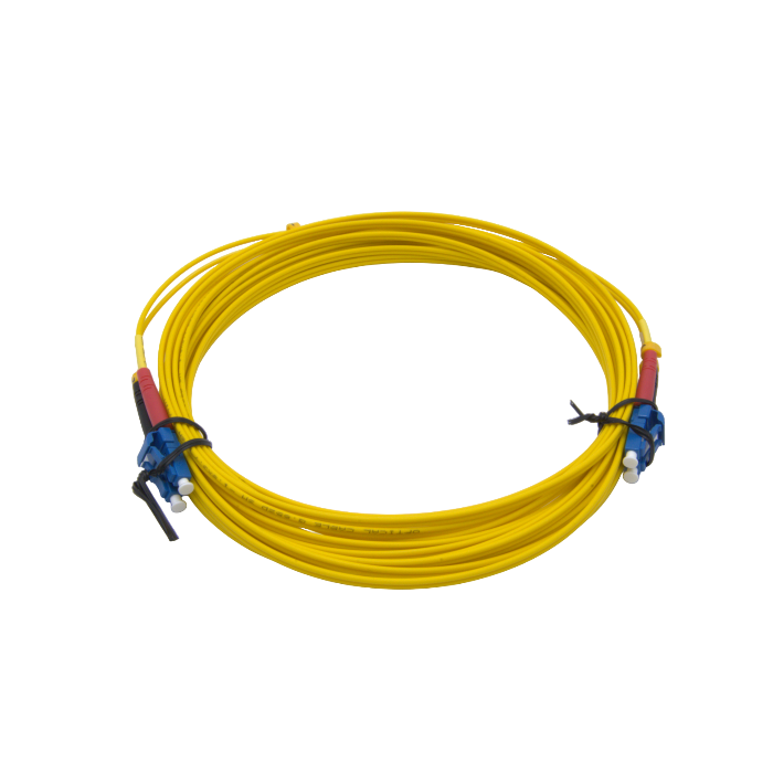 7.5m Zybrspeed Duplex OS2 fiber optic patchcable with LC - LC connectors