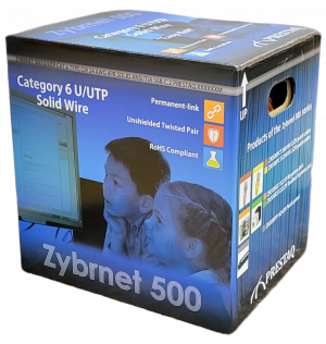 Zybrnet 500 Cat 6 U/UTP Installatie kabel - Oranje - DCA goedgekeurd
