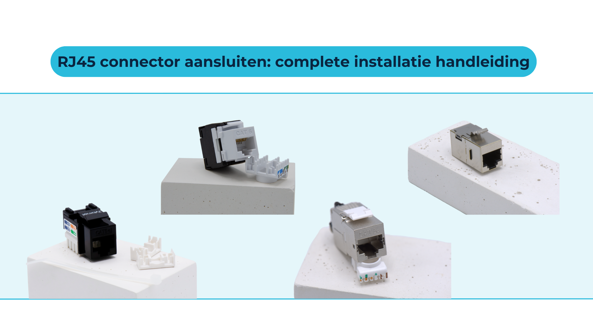 Perfecte netwerkaansluiting begint bij een correcte RJ45 installatie