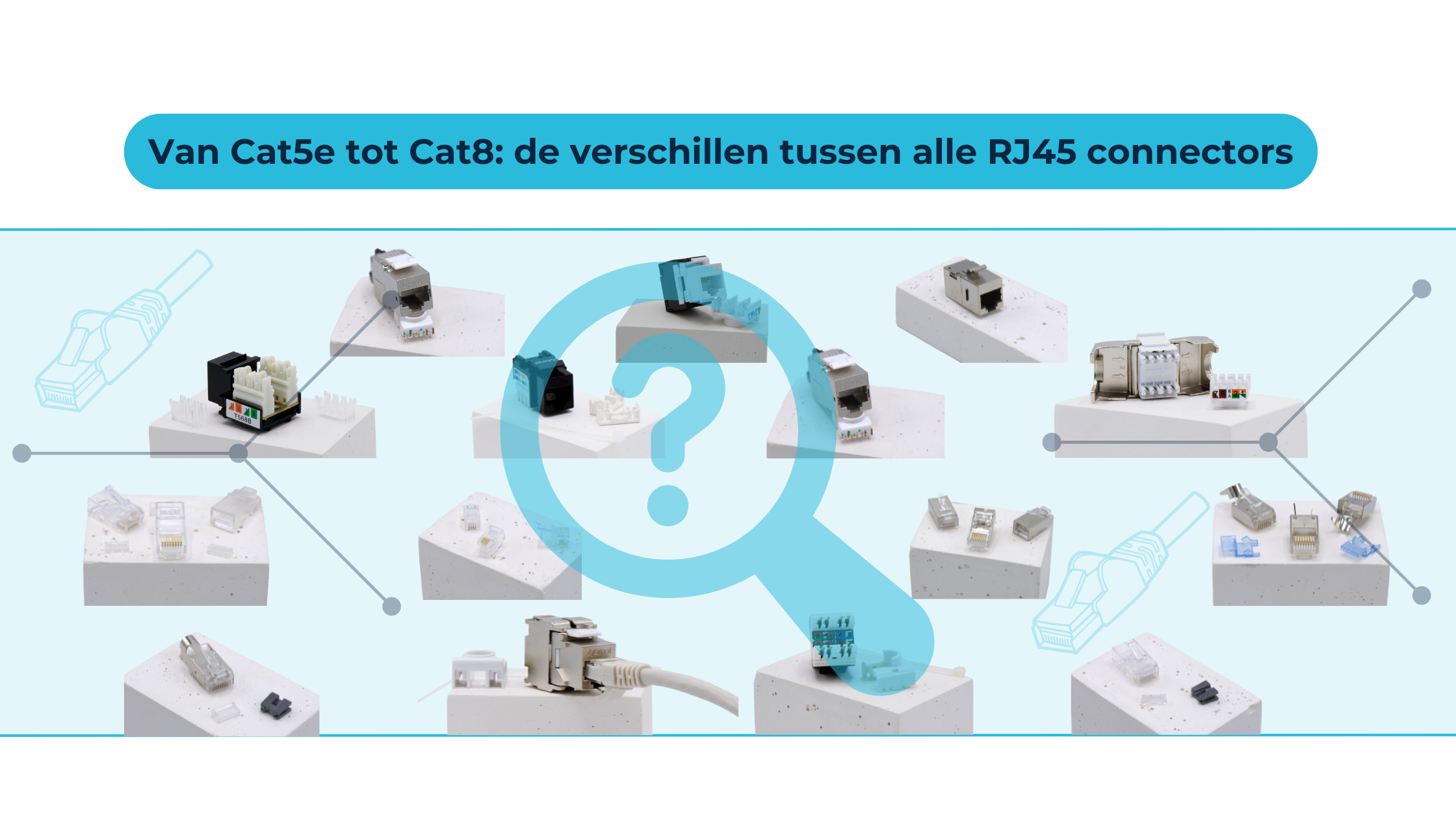 RJ45 connectoren: kies de juiste categorie per netwerk