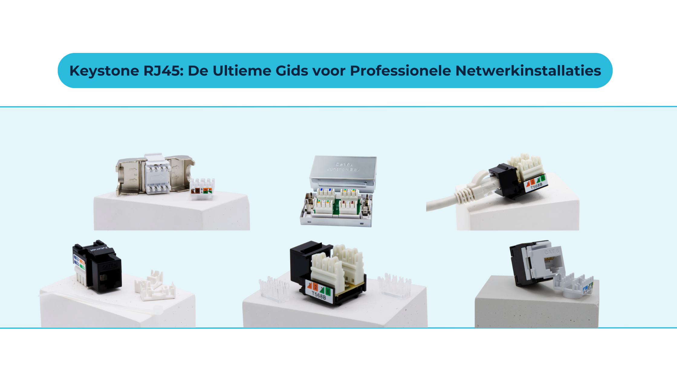 Van patchpaneel tot vloerdoos – RJ45 keystones in elke omgeving.