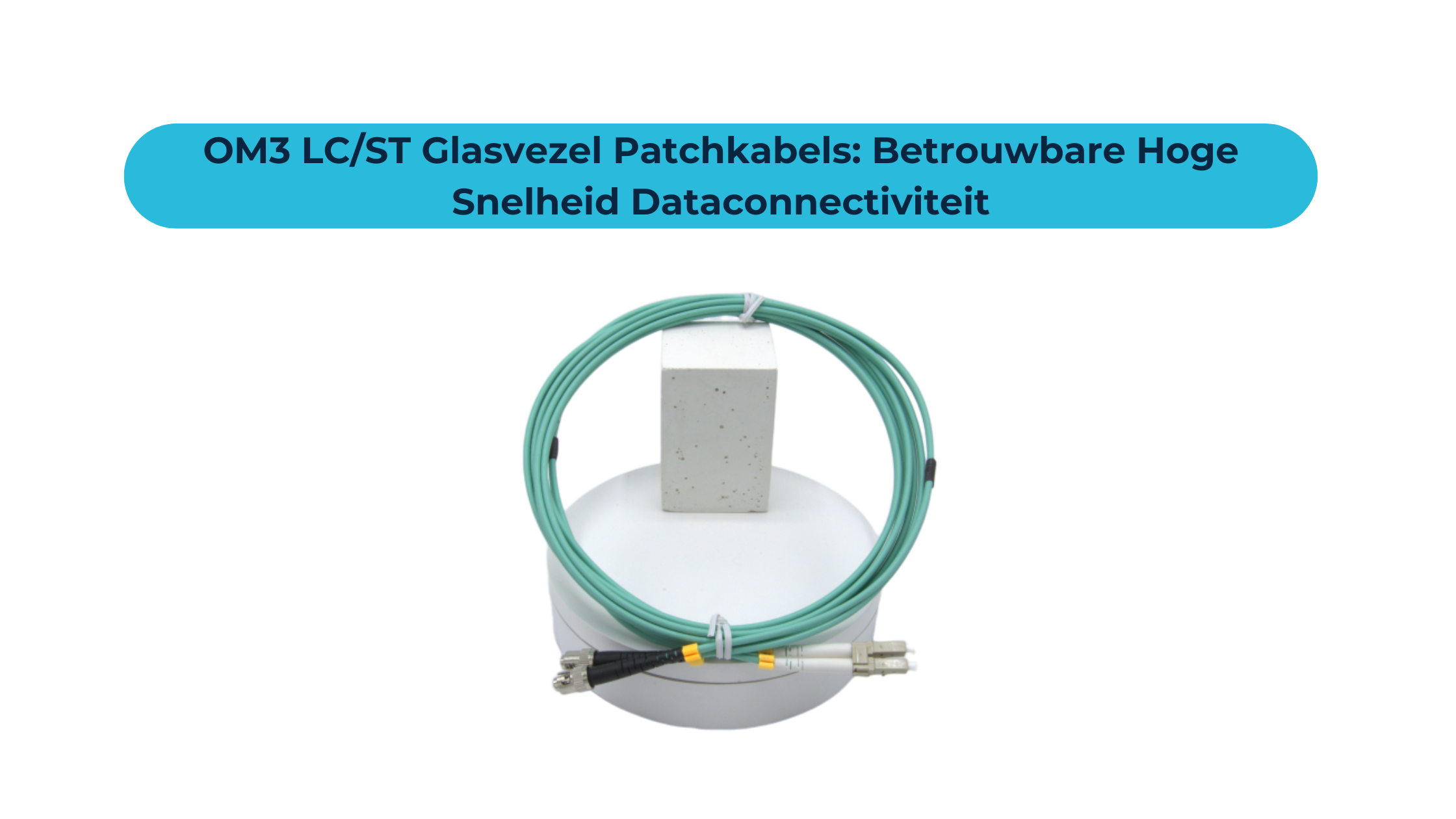 OM3 LC/ST Glasvezel Patchkabels