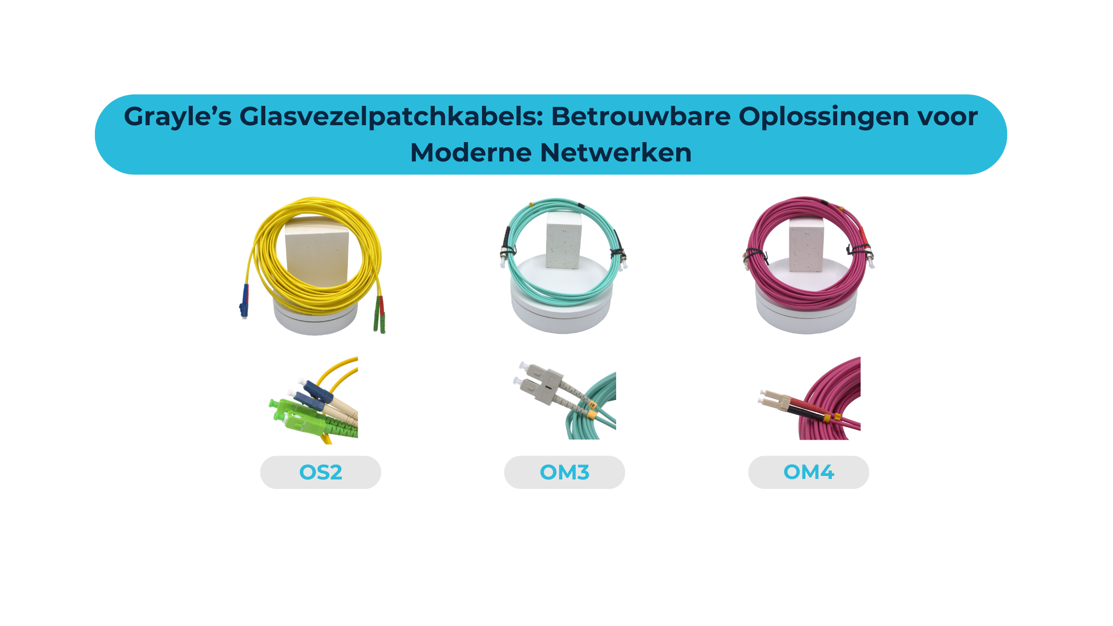 Grayle’s Glasvezelpatchkabels: Betrouwbare Oplossingen voor Moderne Netwerken