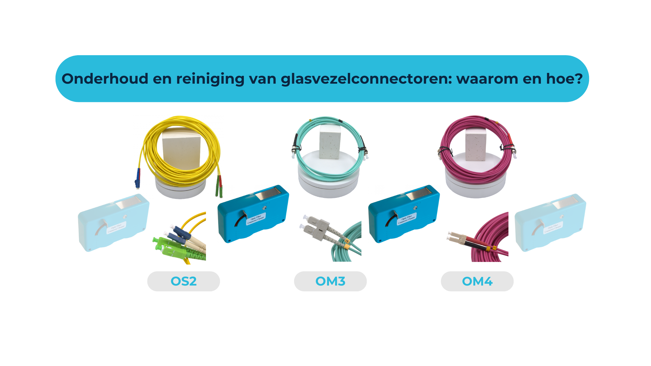 Onderhoud en reiniging van glasvezelconnectoren: waarom en hoe?