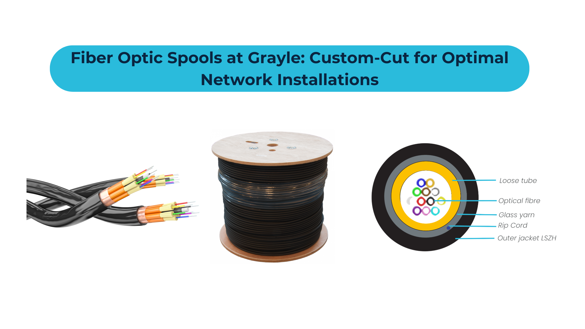Fiber Optic Spools at Grayle: Custom-Cut for Optimal Network Installations