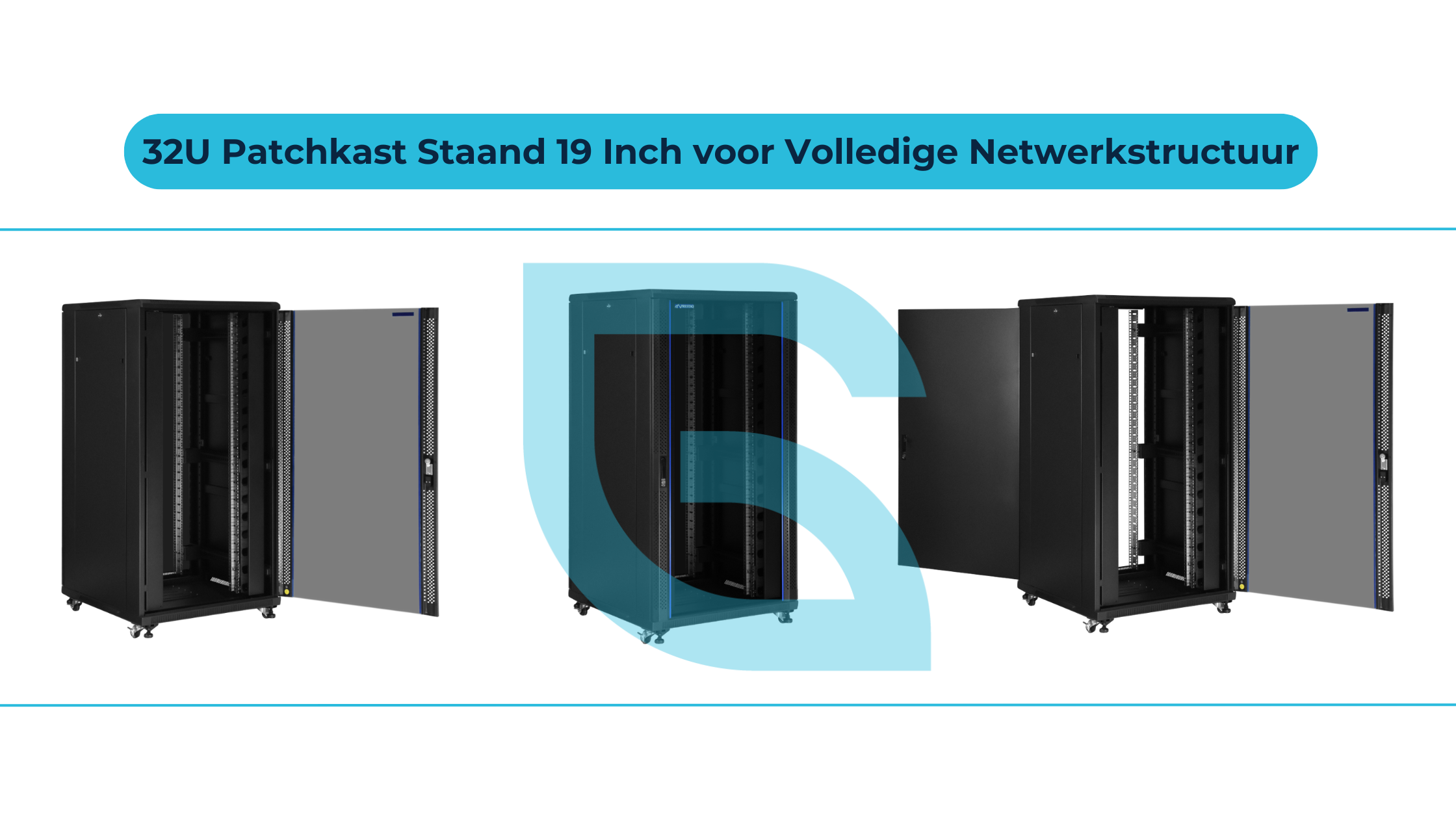 Van glasvezel tot server – deze kast combineert overzicht met toekomstbestendige uitbreidbaarheid.