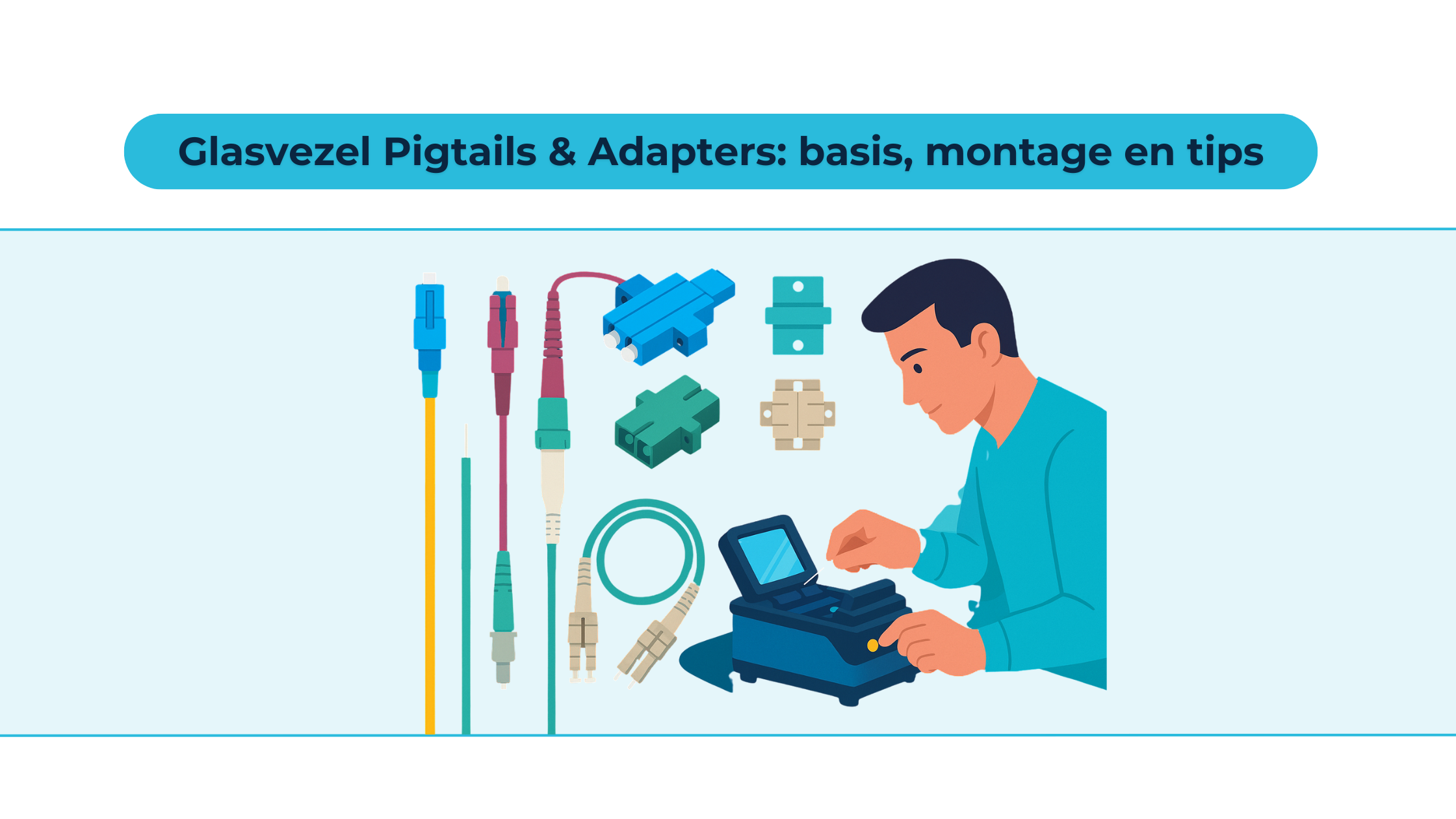 Pigtails en adapters – kleine componenten, groot verschil in glasvezel