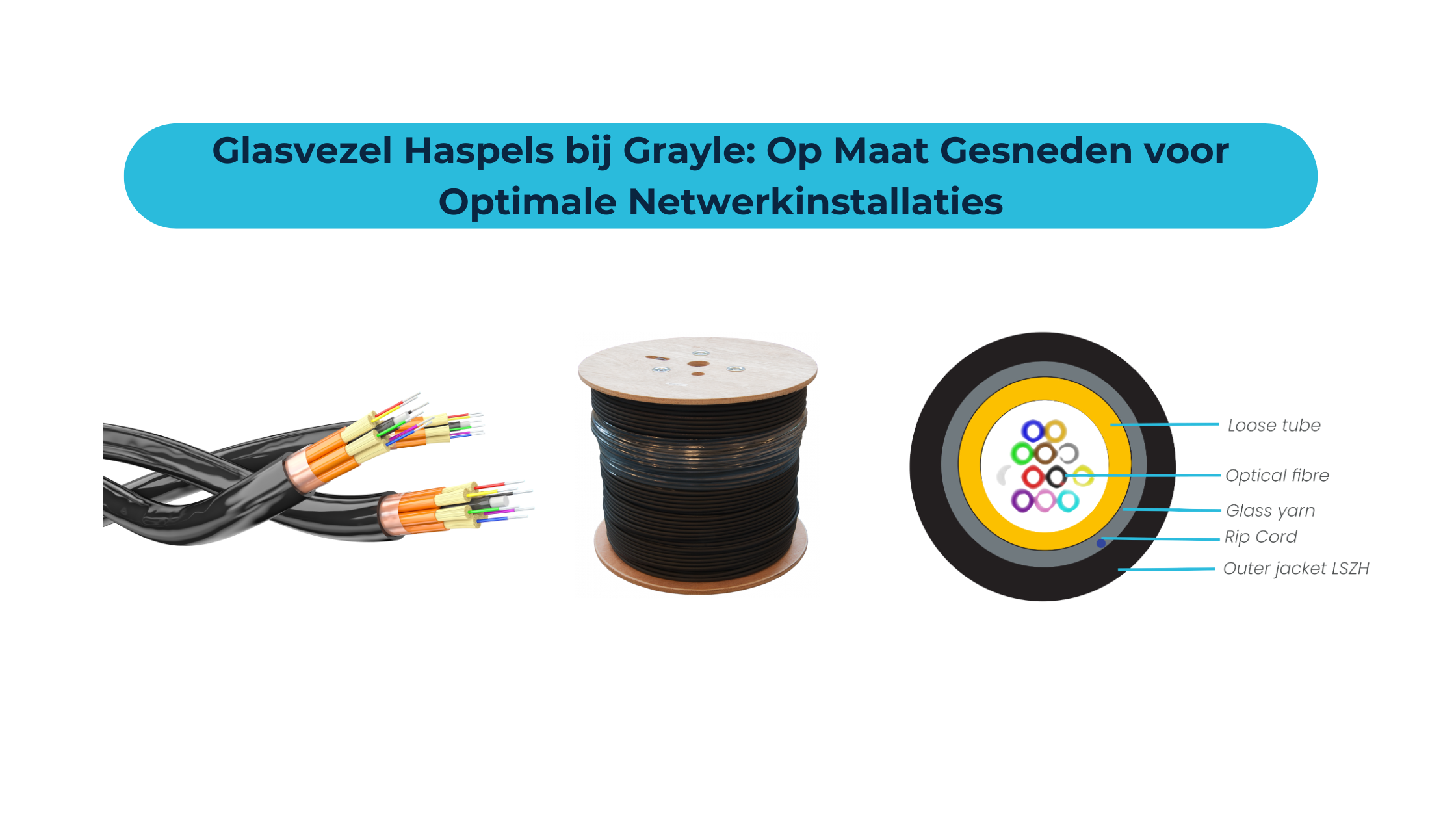 Glasvezel Haspels bij Grayle: Op Maat Gesneden voor Optimale Netwerkinstallaties