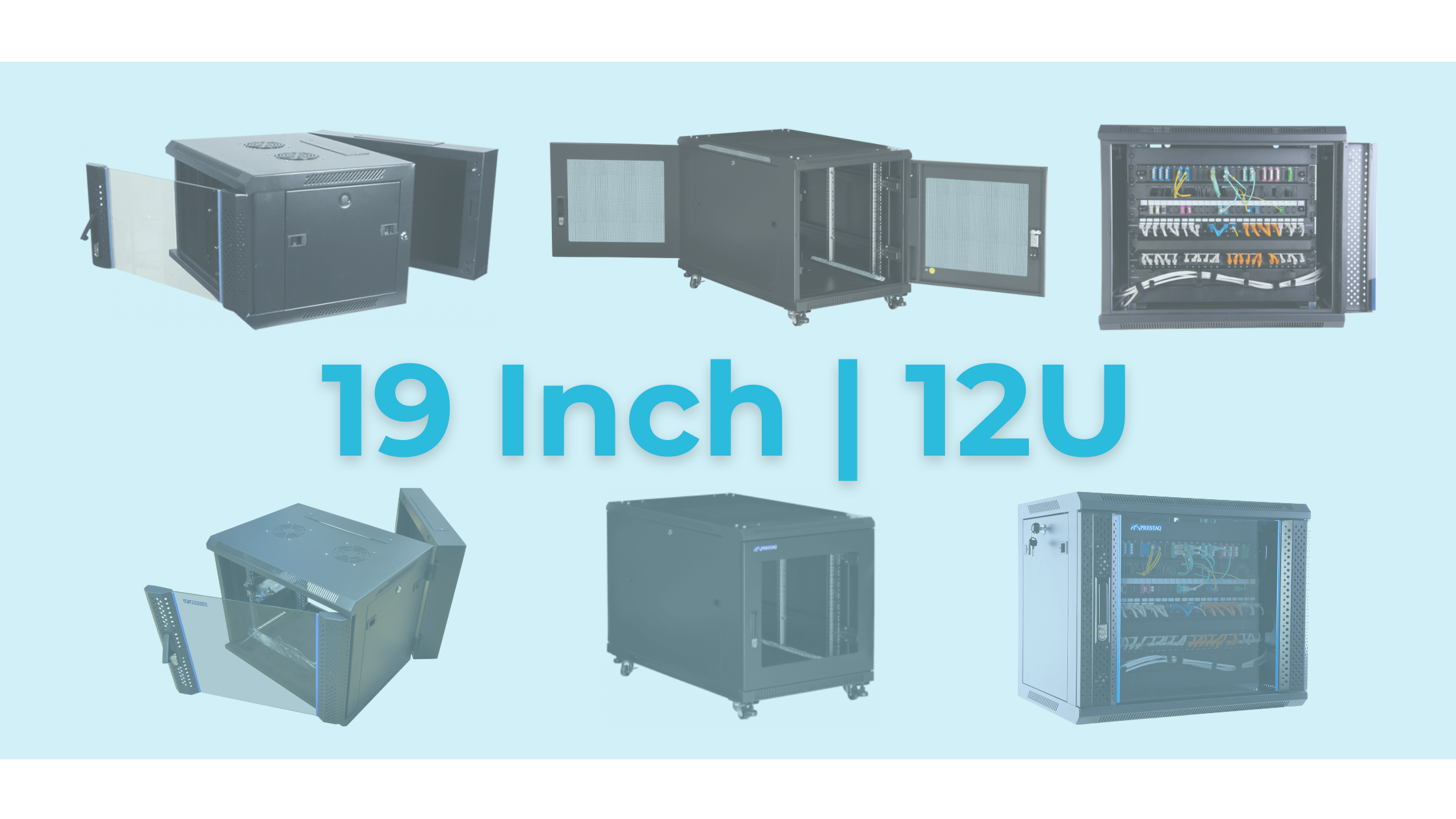 12U serverkast – compacte 19 inch netwerkoplossing voor professioneel gebruik in kleine ruimtes. Staande 12U serverkast 19 inch, met afsluitbare voorzijde en professionele IT-inrichting in een technische ruimte of onder een bureau.