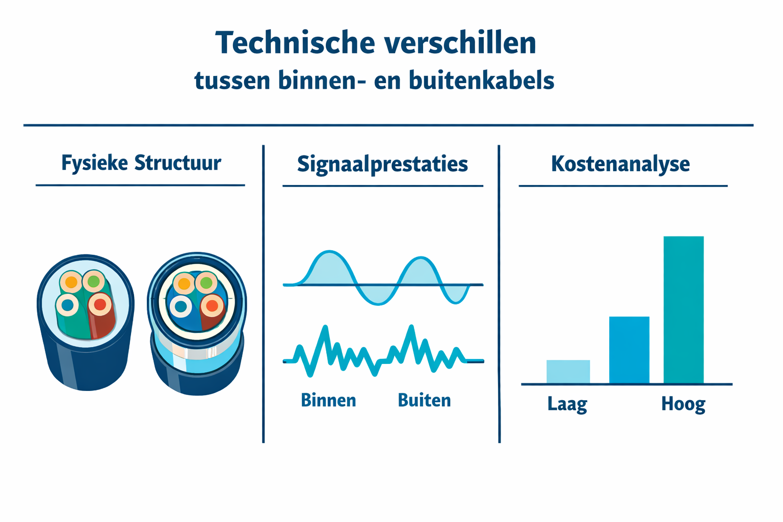etwerkkabels geschikt voor binnen- en buiteninstallaties