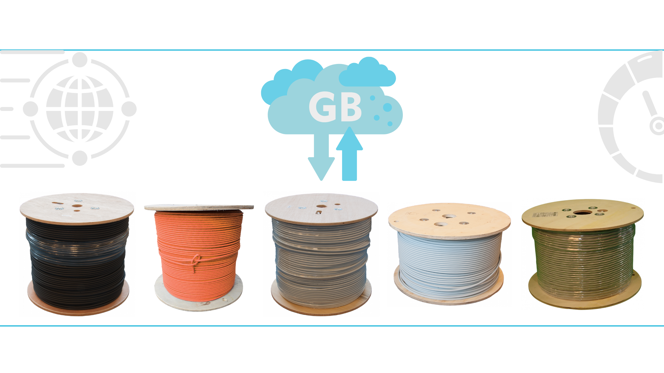 Technische vergelijking van netwerkkabels: welke bekabeling kies je voor 10Gbit netwerken? Overzichtstabel met verschillen tussen Cat.5e, Cat.6, Cat.6A en Cat.7 netwerkkabels voor 10Gbit toepassingen.