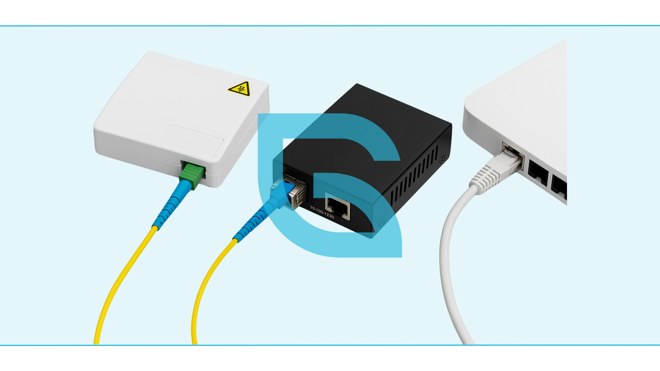 LC-LC coupler en SC-SC adapter gemonteerd in een patchpaneel