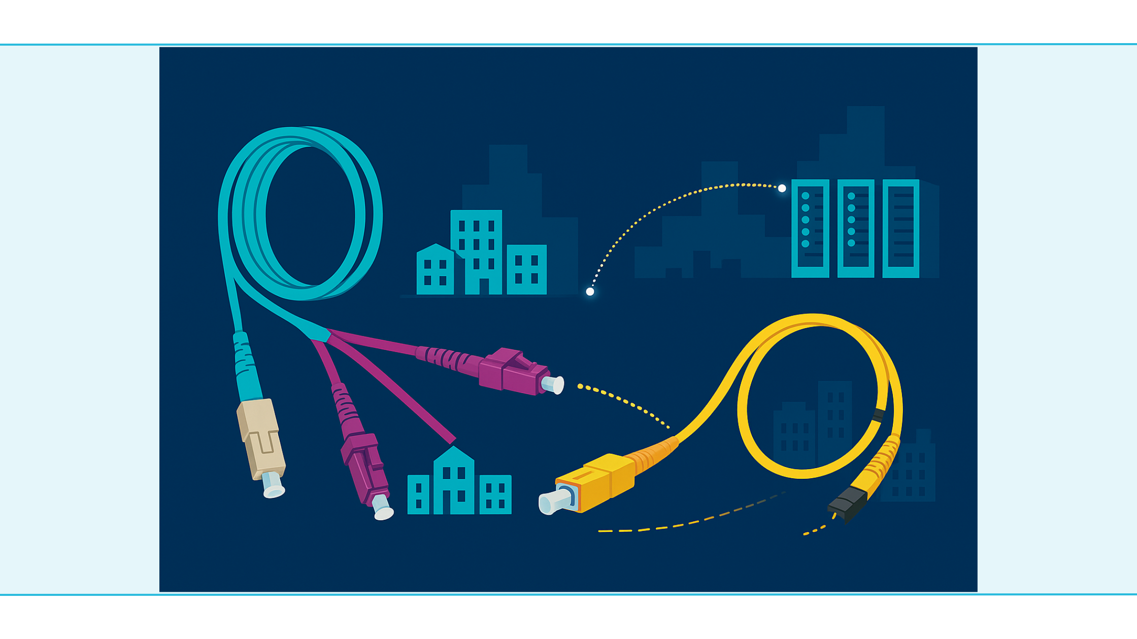 Beslisschema: kies singlemode of multimode op basis van afstand, snelheid en budget